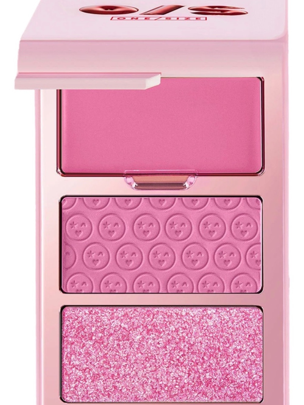 ONE/SIZE by Patrick Starrr Cheek Clapper 3D Blush Trio_True Bubble Gum Pink. New